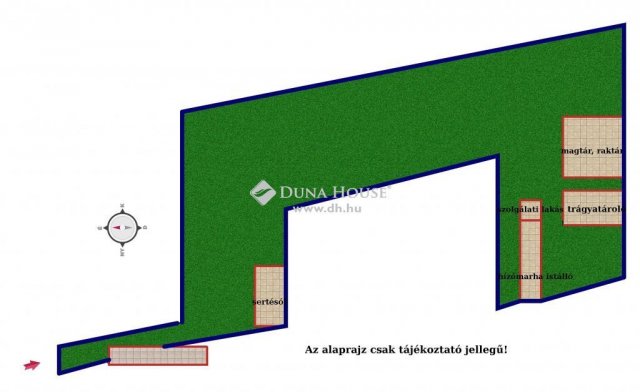 Eladó mezogazdasagi ingatlan, Ruzsán 75 M Ft