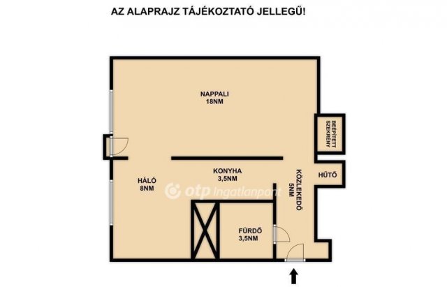 Eladó téglalakás, Budapesten, IX. kerületben 56 M Ft, 1+1 szobás