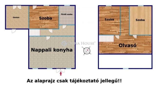 Eladó ikerház, Őrbottyánban 52 M Ft, 4 szobás