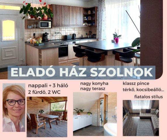 Eladó családi ház, Szolnokon 78.9 M Ft, 2+2 szobás