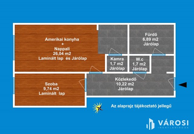 Eladó téglalakás, Szegeden 55.99 M Ft, 2 szobás