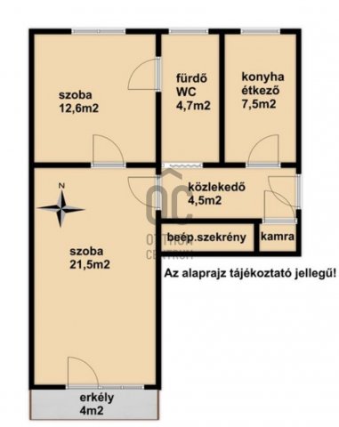 Eladó téglalakás, Nagykanizsán 26 M Ft, 2 szobás