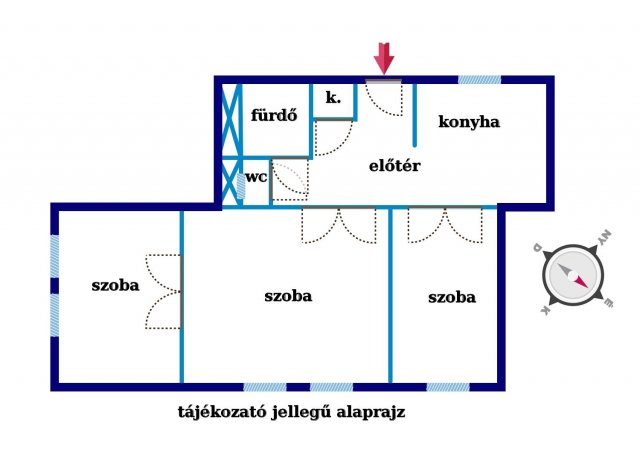 Eladó téglalakás, Budapesten, VII. kerületben 89 M Ft, 3 szobás