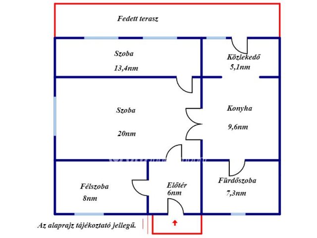 Eladó téglalakás, Kisújszálláson 11.9 M Ft, 2+1 szobás