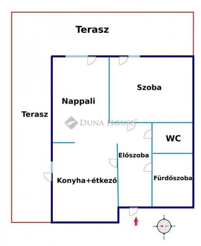 Kiadó téglalakás, albérlet, Debrecenben 400 E Ft / hó, 2 szobás