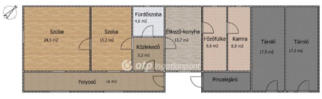 Eladó családi ház, Dömsödön 23.5 M Ft, 2 szobás