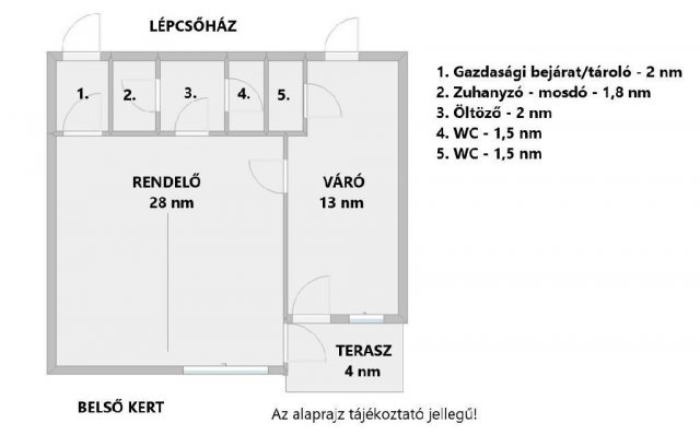 Eladó téglalakás, Budapesten, XIII. kerületben 78 M Ft, 2 szobás