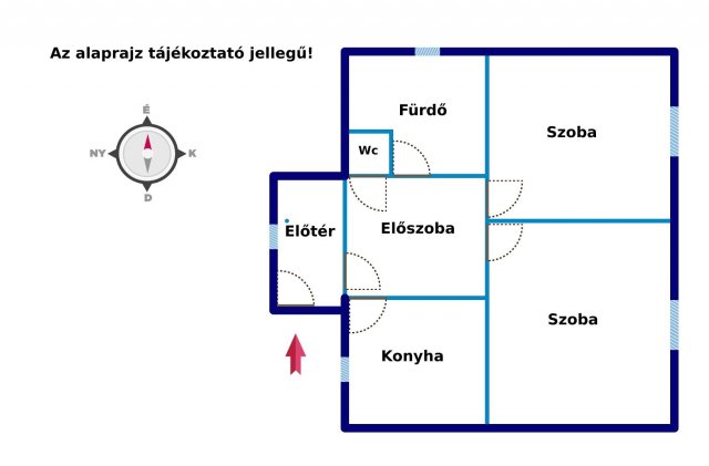 Eladó családi ház, Felsőrajkon 15.9 M Ft, 2 szobás