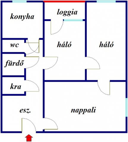 Kiadó panellakás, albérlet, Szegeden 150 E Ft / hó, 2+1 szobás