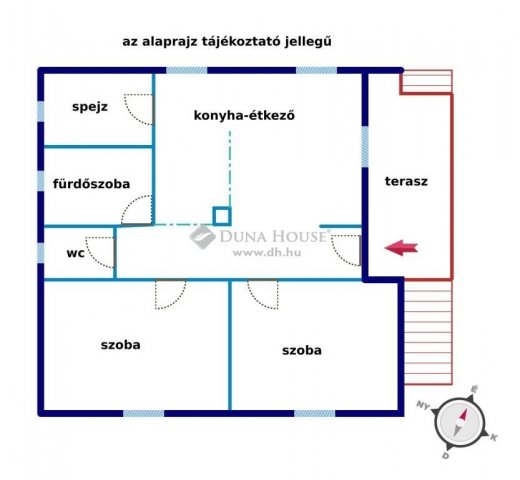 Eladó családi ház, Kunszentmártonban 18.5 M Ft, 2 szobás