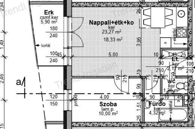 Eladó téglalakás, Győrött 36.99 M Ft, 2 szobás