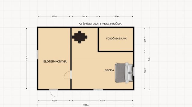 Eladó családi ház, Albertirsán 11 M Ft, 1 szobás