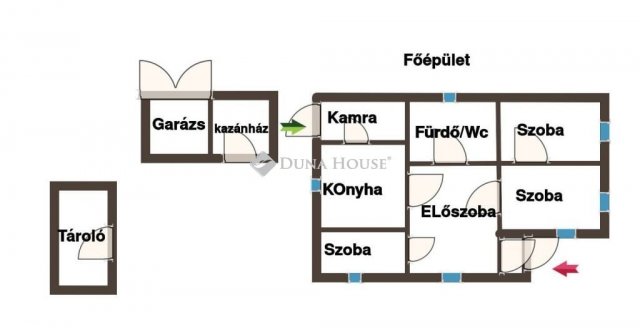 Eladó családi ház, Tápiószelén 18 M Ft, 3 szobás
