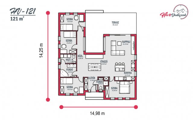 Eladó családi ház, Cegléden 65.6 M Ft, 5 szobás