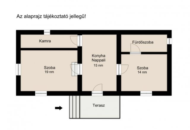 Eladó családi ház, Borsodgeszten 5.5 M Ft, 2 szobás
