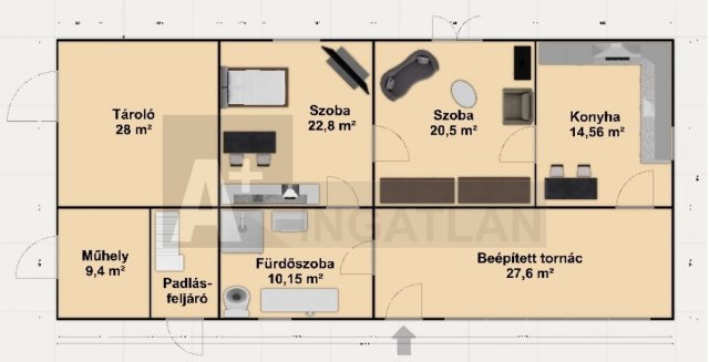 Eladó mezogazdasagi ingatlan, Domaszéken 28.2 M Ft