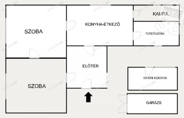 Eladó családi ház, Kocséren 26.99 M Ft, 2 szobás