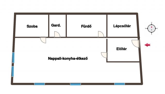 Eladó ikerház, Győrött 99.8 M Ft, 4 szobás