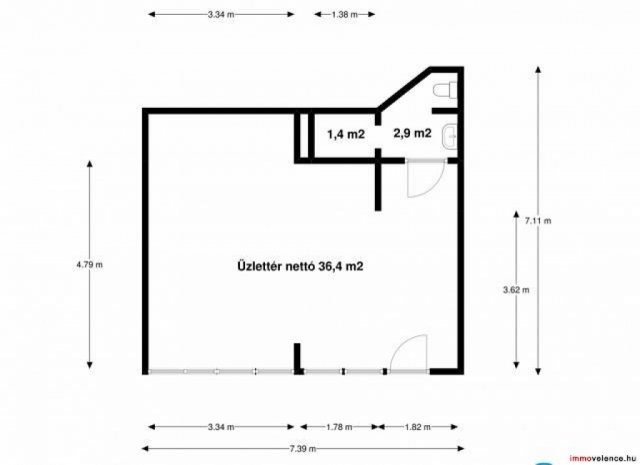 Eladó üzlethelyiség, Gárdonyban 12 M Ft / költözzbe.hu