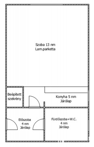 Eladó téglalakás, Bátonyterenyén 8.49 M Ft, 1 szobás