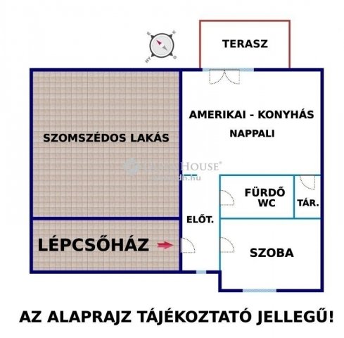 Eladó téglalakás, Monorierdőn 53.9 M Ft, 2 szobás