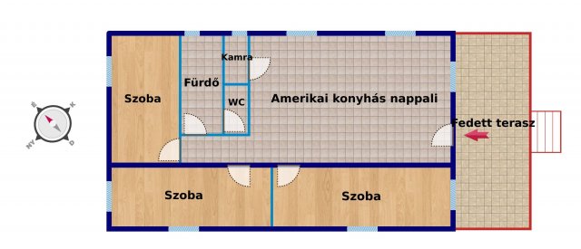 Eladó családi ház, Csörögön 59.9 M Ft, 4 szobás