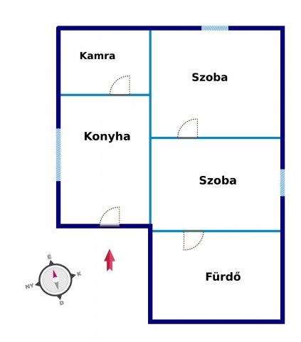 Eladó mezogazdasagi ingatlan, Nyárlőrincen 12.8 M Ft, 2 szobás