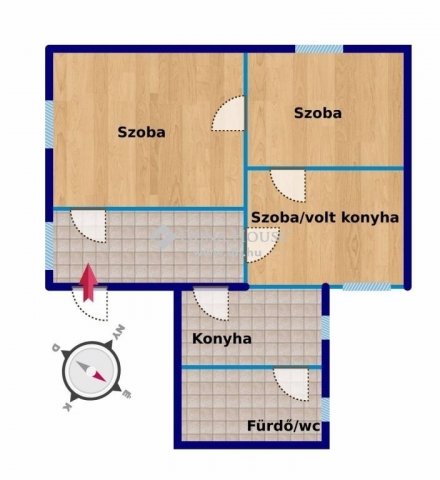 Eladó téglalakás, Pécsett 65 M Ft, 3 szobás