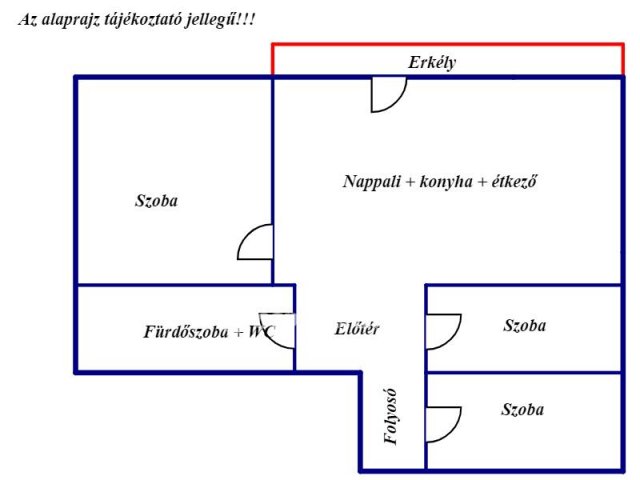 Eladó téglalakás, Nyíregyházán 42 M Ft, 1+2 szobás