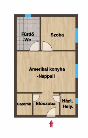 Eladó téglalakás, Pécsett 41.9 M Ft, 2 szobás