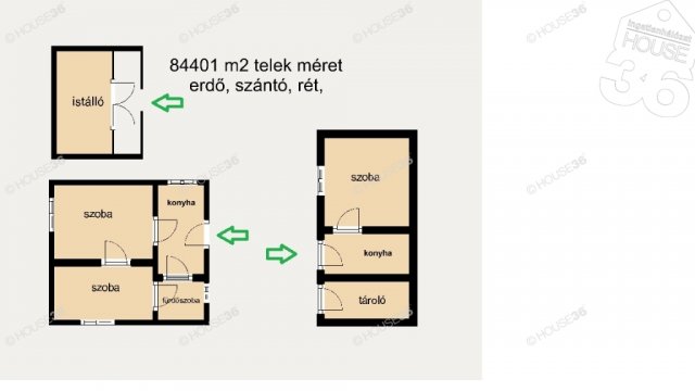 Eladó mezogazdasagi ingatlan, Ágasegyházán 27.9 M Ft, 2 szobás