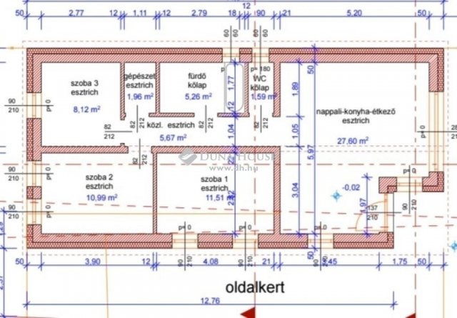 Eladó családi ház, Gyálon 75 M Ft, 4 szobás