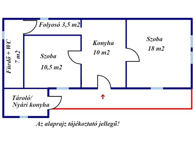 Eladó családi ház, Jászárokszálláson 11.5 M Ft, 2 szobás