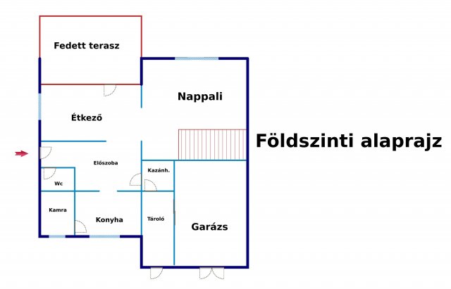 Eladó családi ház, Hajdúhadházon 55 M Ft, 4 szobás