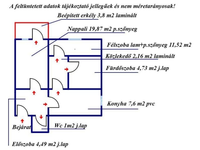 Eladó panellakás, Balassagyarmaton 31.9 M Ft, 1+1 szobás