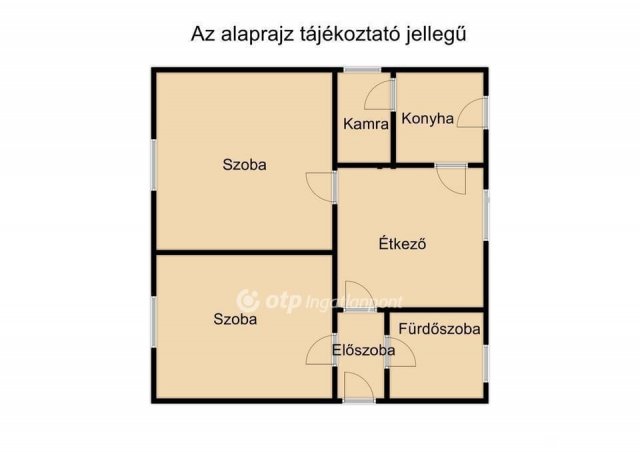 Eladó családi ház, Balmazújvárosban 37 M Ft, 2 szobás