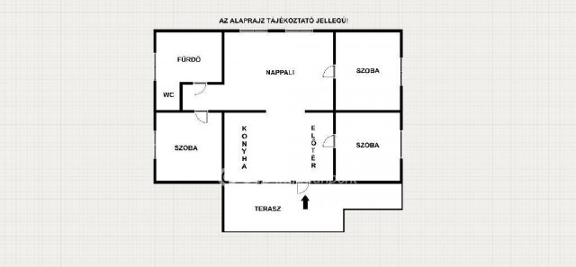 Eladó téglalakás, Cegléden, Teleki utcában 47.9 M Ft, 3 szobás