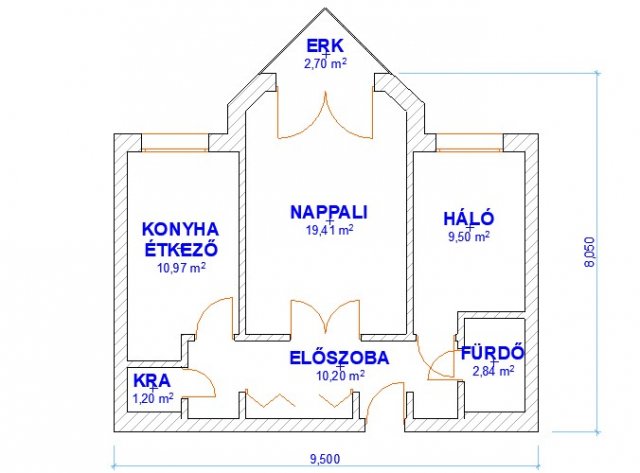 Eladó téglalakás, Kaposváron 41.8 M Ft, 2 szobás