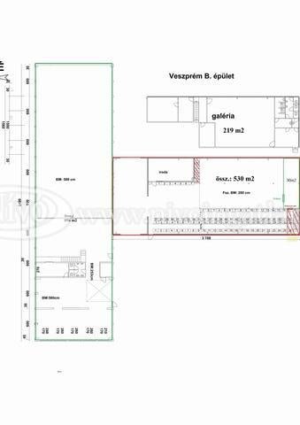 Kiadó ipari ingatlan, Veszprémben 901 E Ft / hó