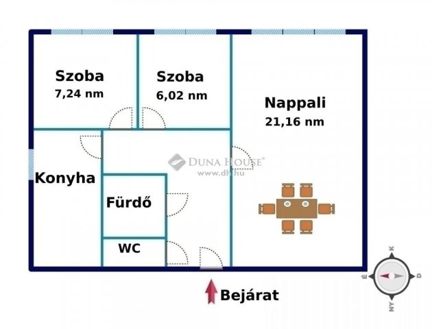 Eladó panellakás, Budapesten, III. kerületben 59.9 M Ft
