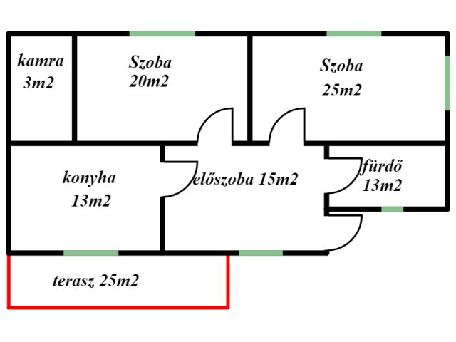 Eladó családi ház, Dabason 38.5 M Ft, 2 szobás