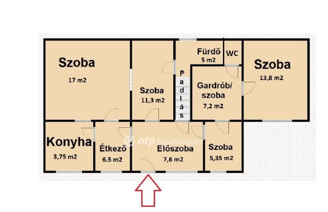 Eladó családi ház, Budapesten, XXII. kerületben 57 M Ft