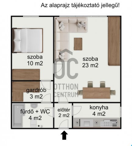 Eladó panellakás, Budapesten, XXI. kerületben 49.9 M Ft, 2 szobás