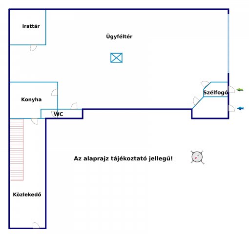 Kiadó üzlethelyiség, Tökölön 300 E Ft / hó, 1 szobás