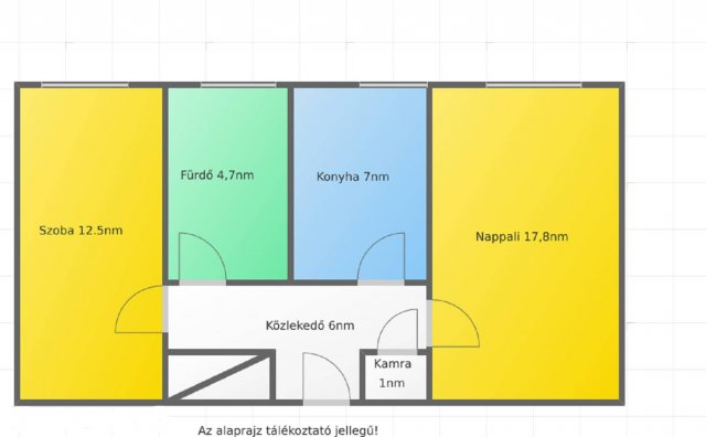 Eladó téglalakás, Salgótarjánban 17.9 M Ft, 2 szobás