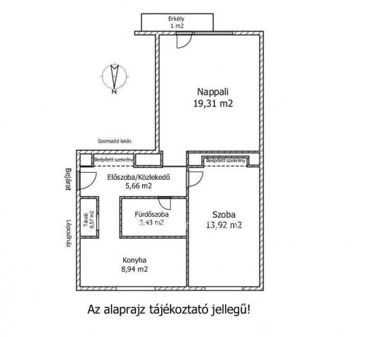 Eladó téglalakás, Mosonmagyaróváron 43.9 M Ft, 2 szobás