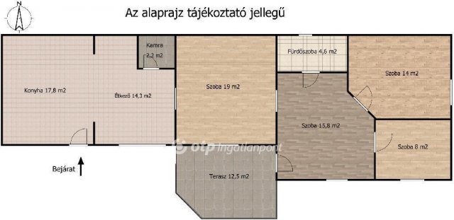 Eladó családi ház, Kiskunlacházán 55 M Ft, 4 szobás