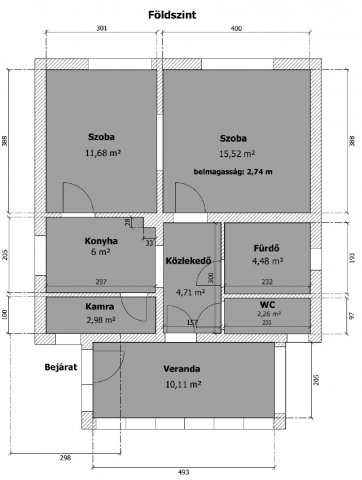 Eladó családi ház, Budapesten, XXII. kerületben 73.9 M Ft