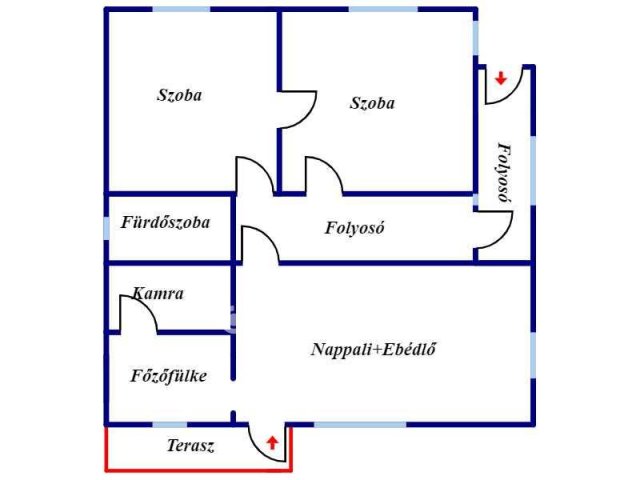 Eladó családi ház, Komádiban 21.7 M Ft, 2 szobás