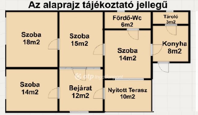 Eladó családi ház, Dögén 20.5 M Ft, 4 szobás